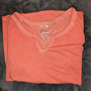 Ladies Salmon Terra & Sky Pullover T-Shirt Size 0X 14W